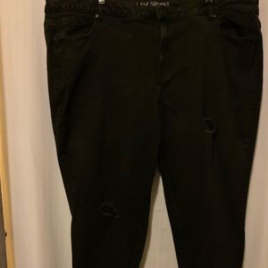 Lane Bryant Super-Stretch Mid Rise Ankle Jean Sz28